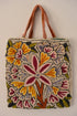 Embroidered Floral Tote